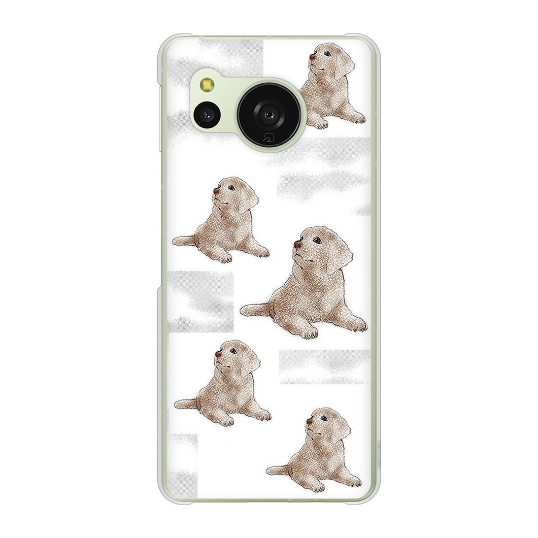 AQUOS sense8 SH-M26 高画質仕上げ 背面印刷 ハードケースラブラドールレトリバー