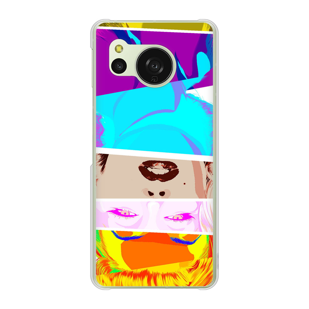 AQUOS sense8 SH-M26 高画質仕上げ 背面印刷 ハードケースマリリンモンローデザイン