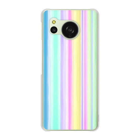 AQUOS sense8 SH-M26 高画質仕上げ 背面印刷 ハードケースレインボー