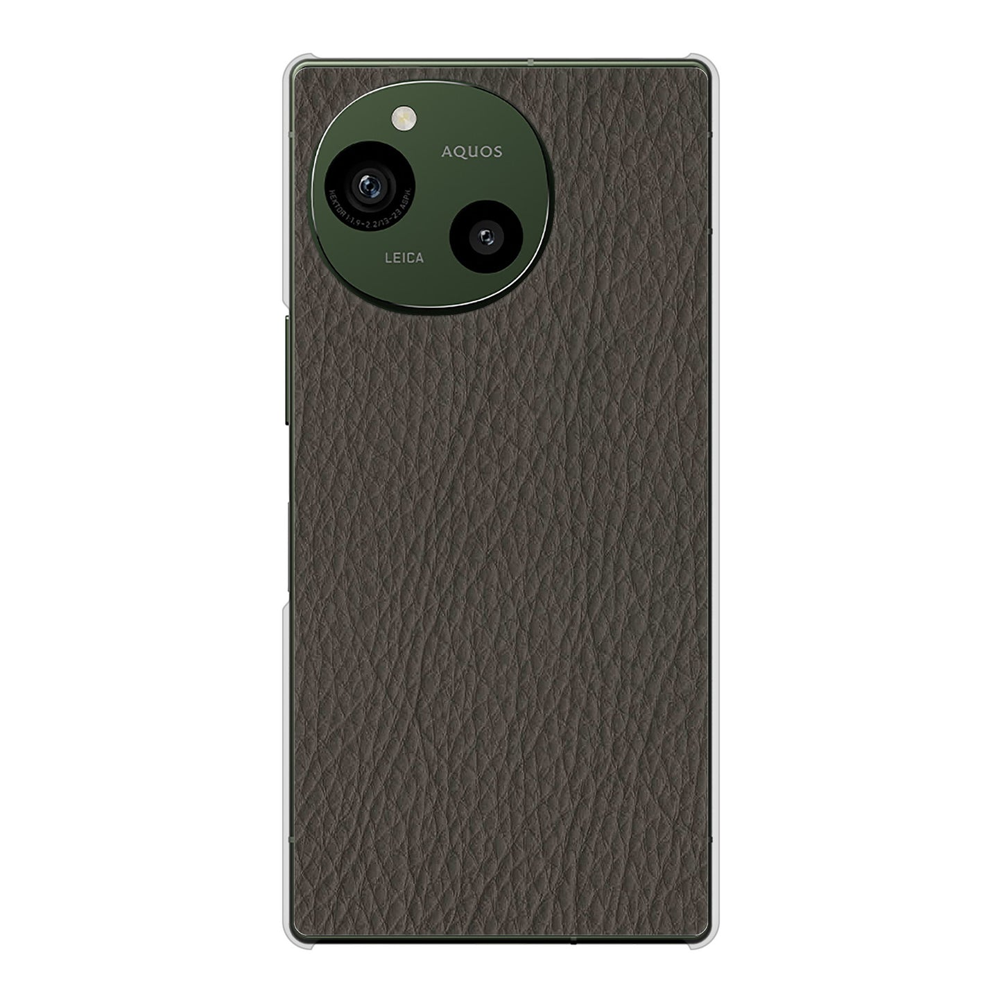 AQUOS R10 SH-M31 高画質仕上げ 背面印刷 ハードケースレザー風