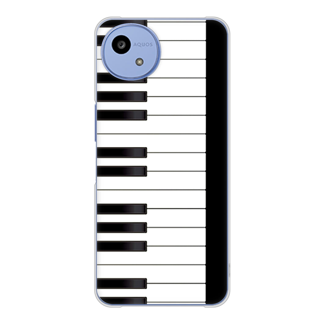 AQUOS wish5 SH-M32 高画質仕上げ 背面印刷 ハードケースピアノ