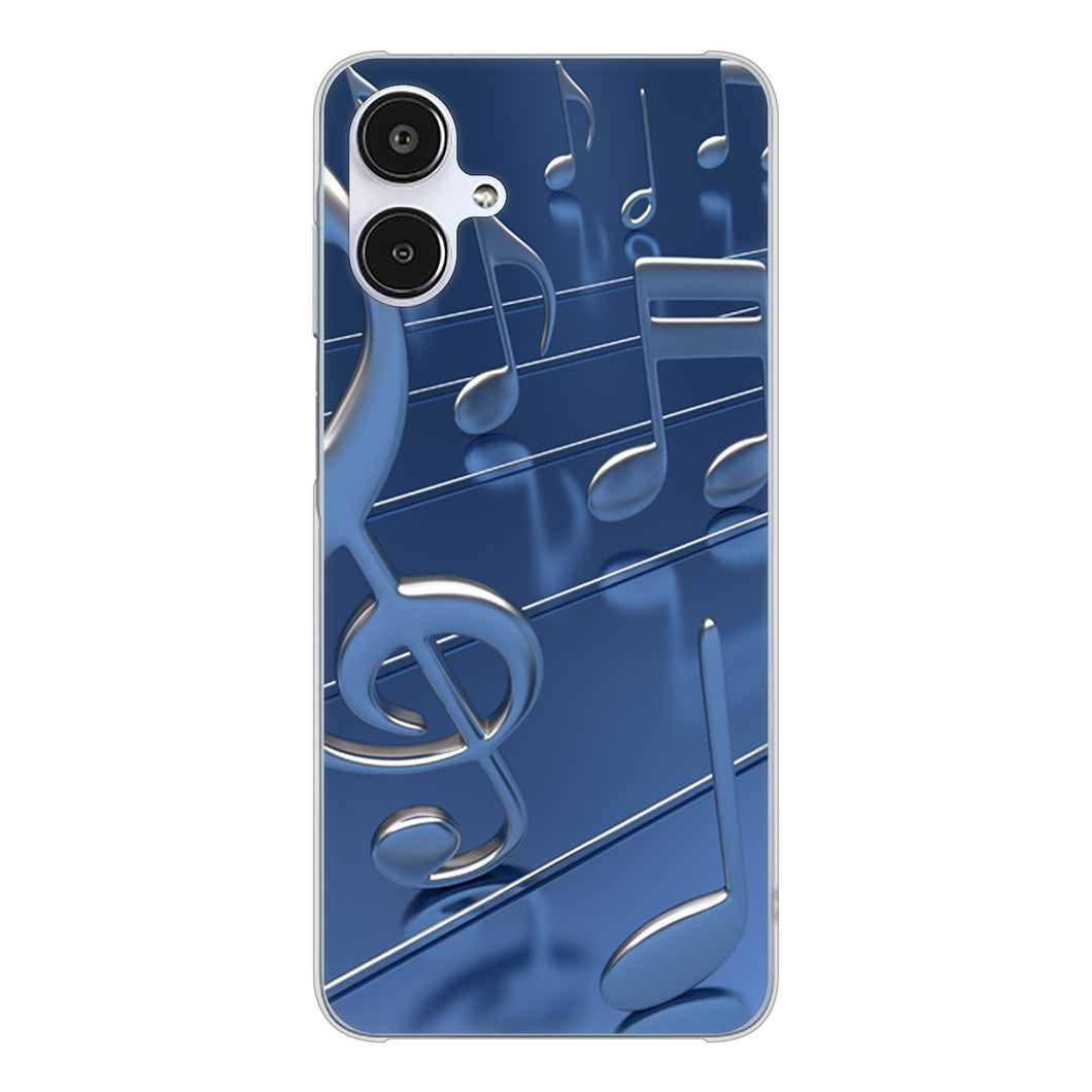 Galaxy A25 5G SM-A253Z SoftBank 高画質仕上げ 背面印刷 ハードケース音符