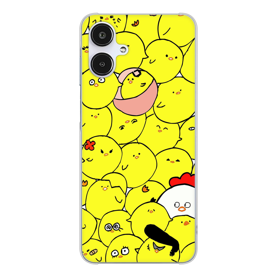 Galaxy A25 5G SM-A253Z SoftBank 高画質仕上げ 背面印刷 ハードケース 【1031 ピヨピヨ】