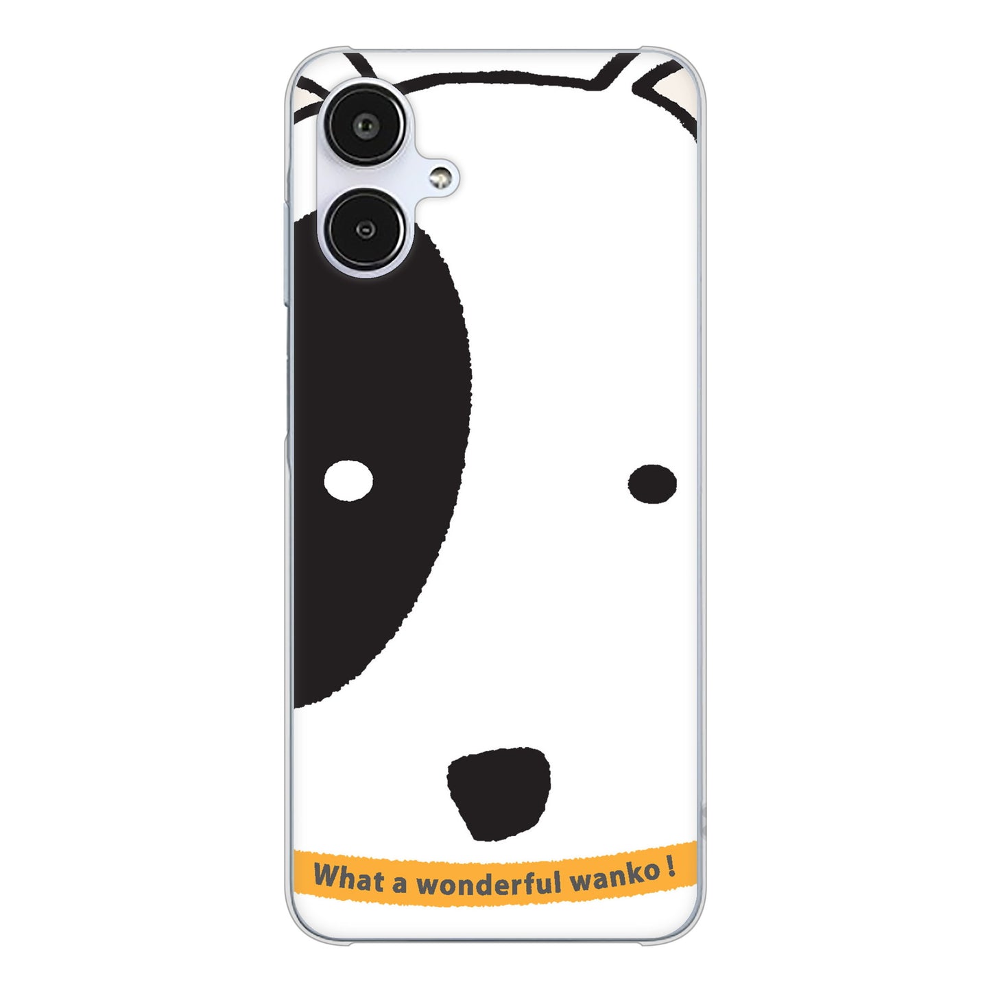 Galaxy A25 5G SM-A253Z SoftBank 高画質仕上げ 背面印刷 ハードケース 【IA800 わんこ】