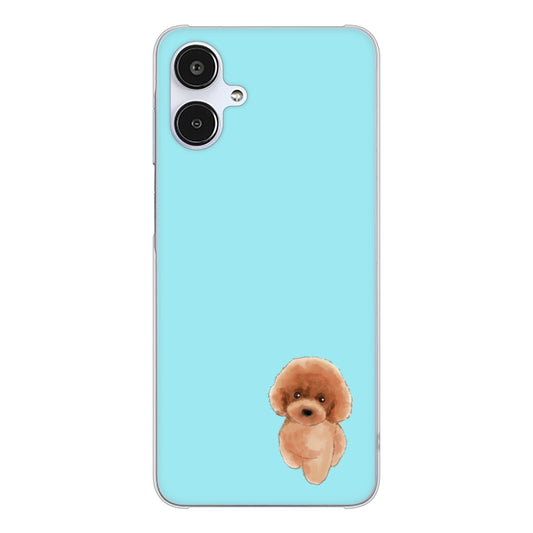 Galaxy A25 5G SM-A253Z SoftBank 高画質仕上げ 背面印刷 ハードケーストイプードルレッド