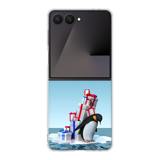 Galaxy Z Flip7 SM-F766Z SoftBank 高画質仕上げ 背面印刷 ハードケース 【XA805 人気者は辛い…】