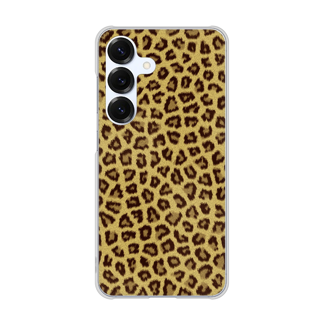 Galaxy S25 SM-S931Z SoftBank 高画質仕上げ 背面印刷 ハードケースヒョウ柄ベーシックS