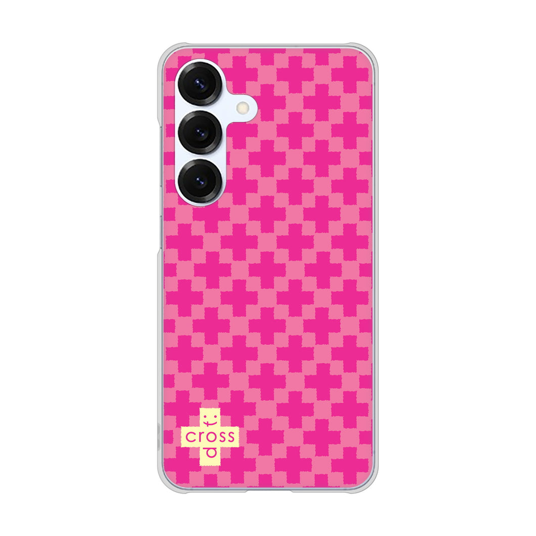 Galaxy S25 SM-S931Z SoftBank 高画質仕上げ 背面印刷 ハードケースクロスドット