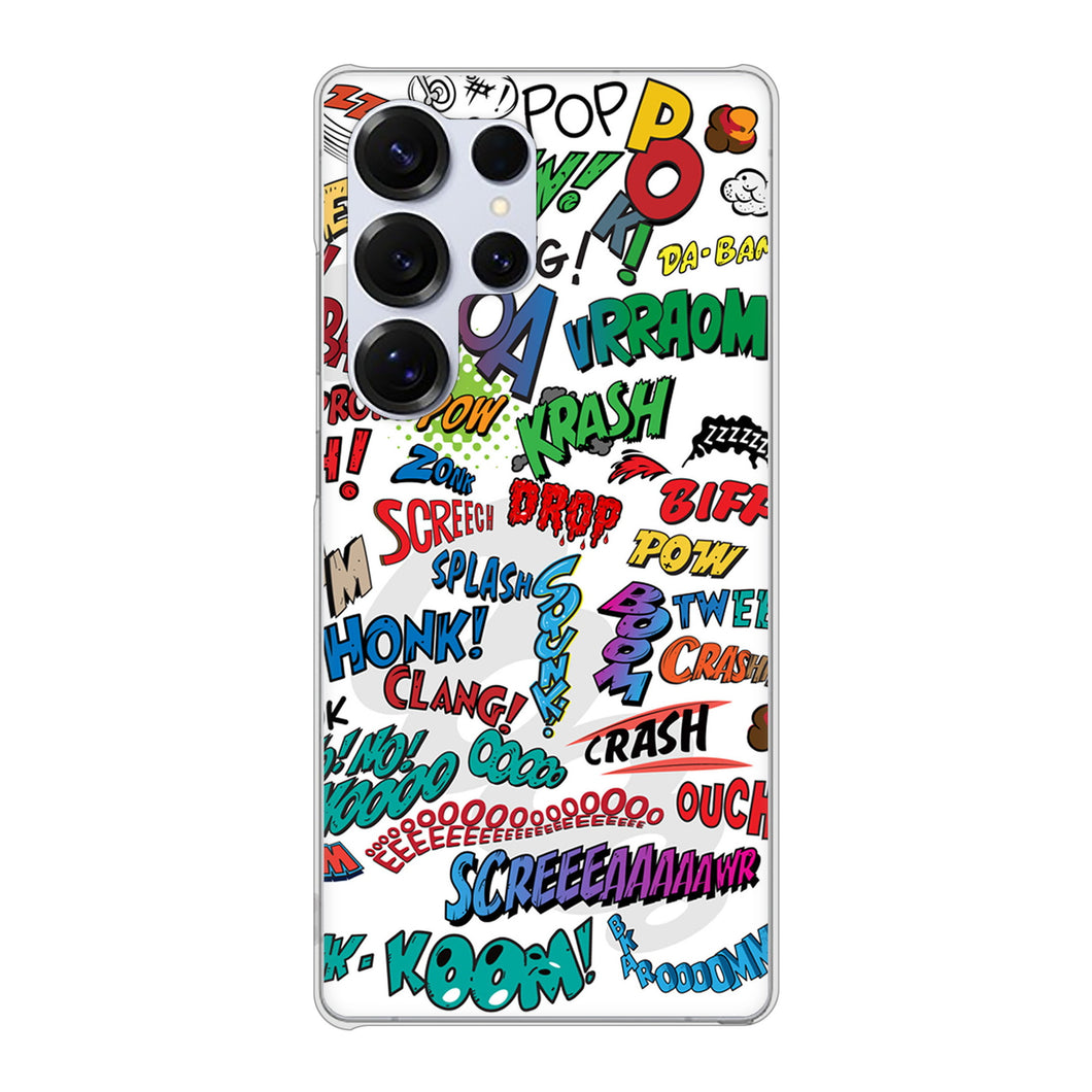 Galaxy S25 Ultra SM-S938Z SoftBank 高画質仕上げ 背面印刷 ハードケース 【271 アメリカン キャッチコピー】