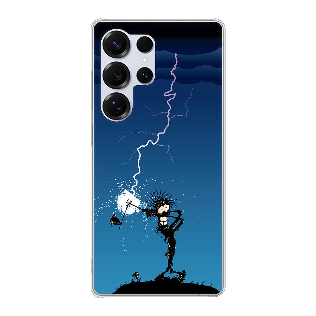 Galaxy S25 Ultra SM-S938Z SoftBank 高画質仕上げ 背面印刷 ハードケース 【417 ゴルファーの苦難】