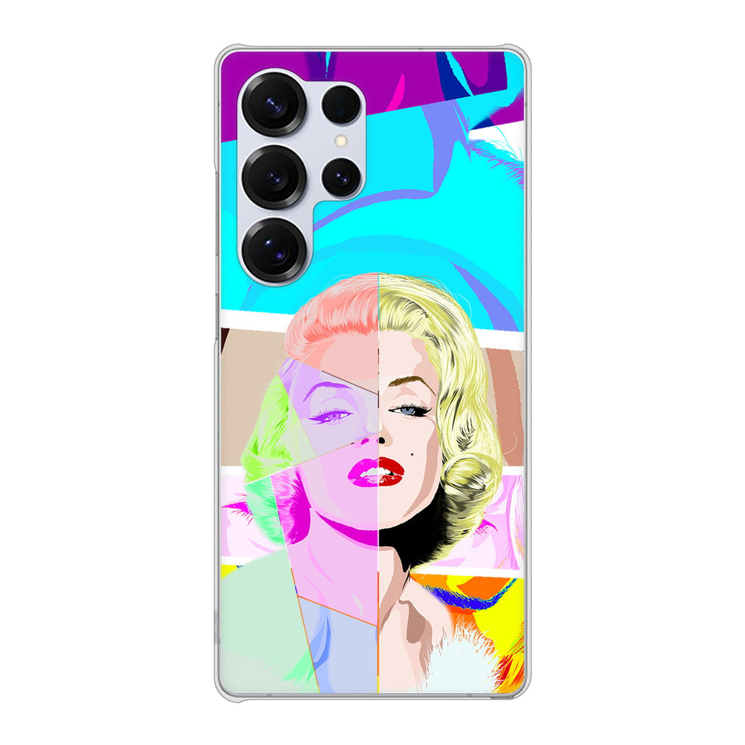 Galaxy S25 Ultra SM-S938Z SoftBank 高画質仕上げ 背面印刷 ハードケースマリリンモンローデザイン