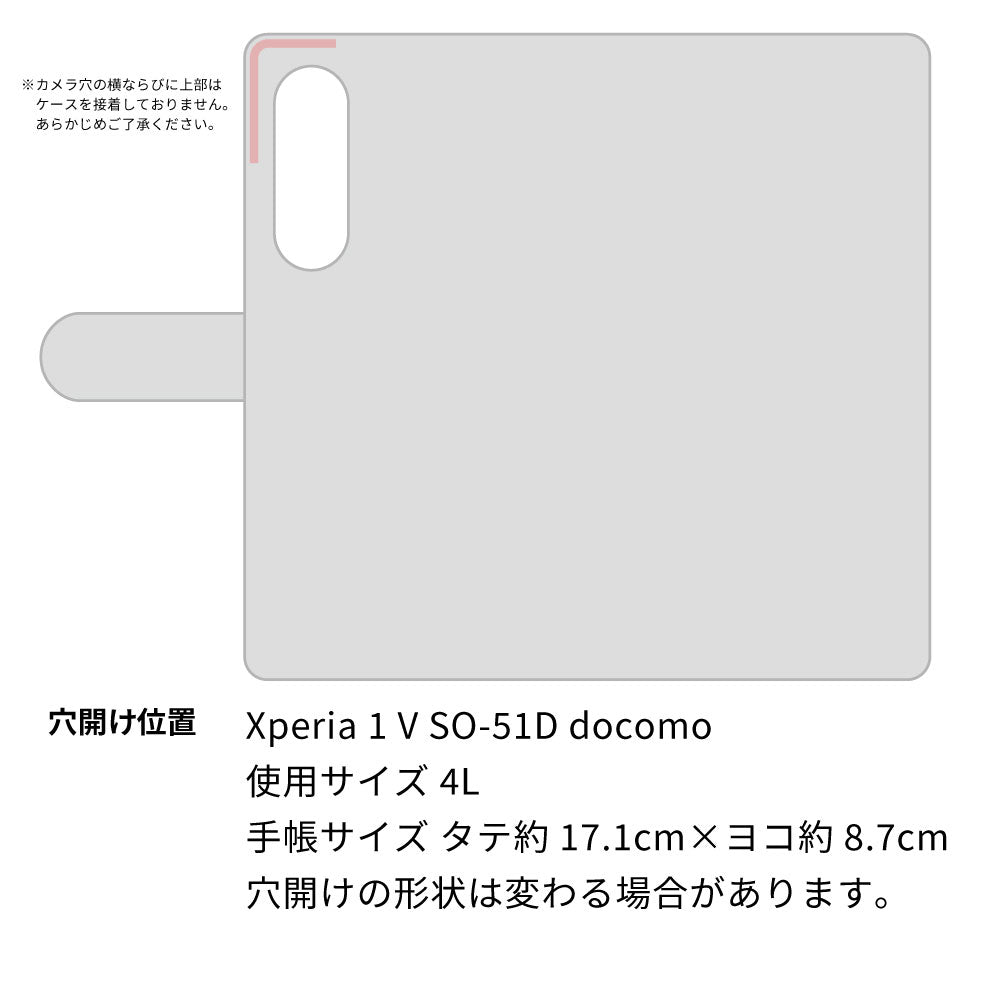 Xperia 1 V SO-51D docomo スマホショルダー 【 手帳型 Simple 名入れ 長さ調整可能ストラップ付き 】 耐衝撃
