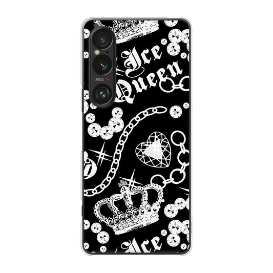 Xperia 1 VI SO-51E docomo 高画質仕上げ 背面印刷 ハードケース 【187 ゴージャス クラウン】
