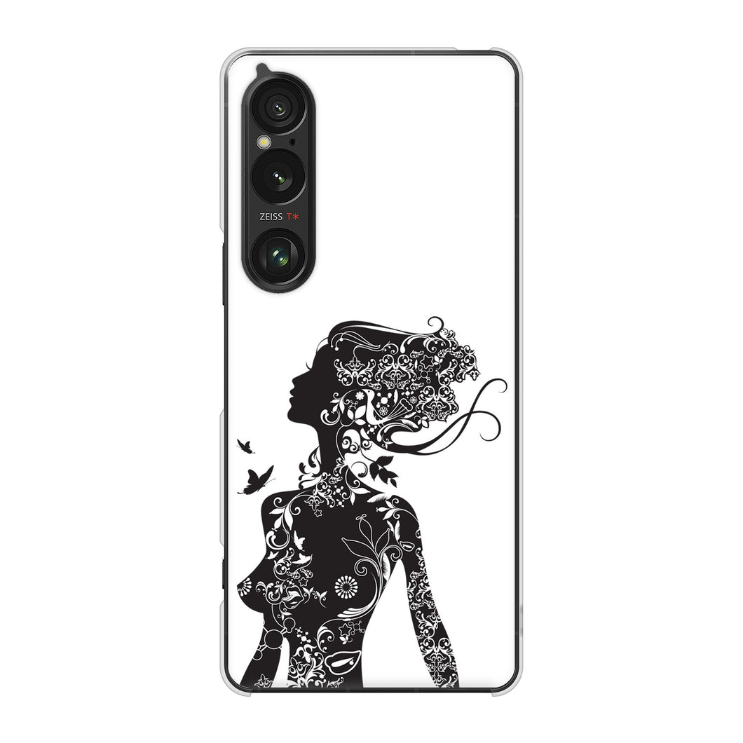 Xperia 1 VI SO-51E docomo 高画質仕上げ 背面印刷 ハードケース 【384 ボディアート】