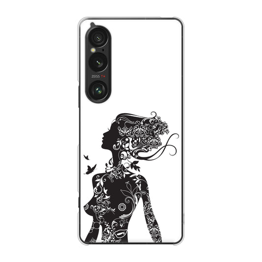 Xperia 1 VI SO-51E docomo 高画質仕上げ 背面印刷 ハードケース 【384 ボディアート】