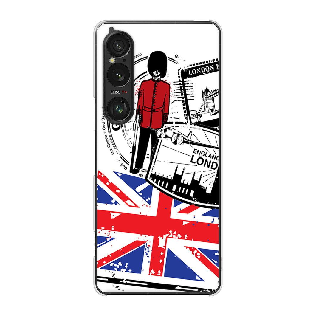 Xperia 1 VI SO-51E docomo 高画質仕上げ 背面印刷 ハードケースイギリスの風景