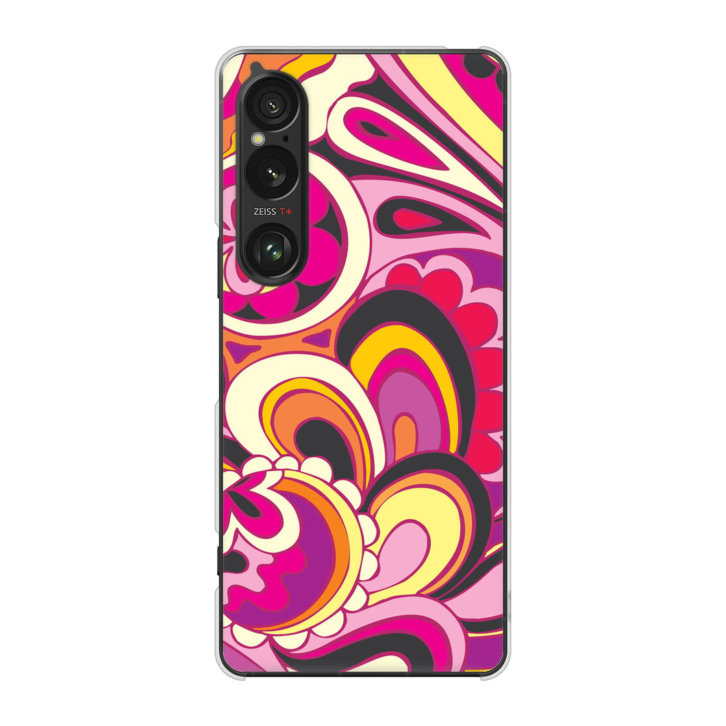 Xperia 1 VI SO-51E docomo 高画質仕上げ 背面印刷 ハードケース 【586 ブローアップカラー】