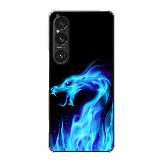 Xperia 1 VI SO-51E docomo 高画質仕上げ 背面印刷 ハードケースドラゴン