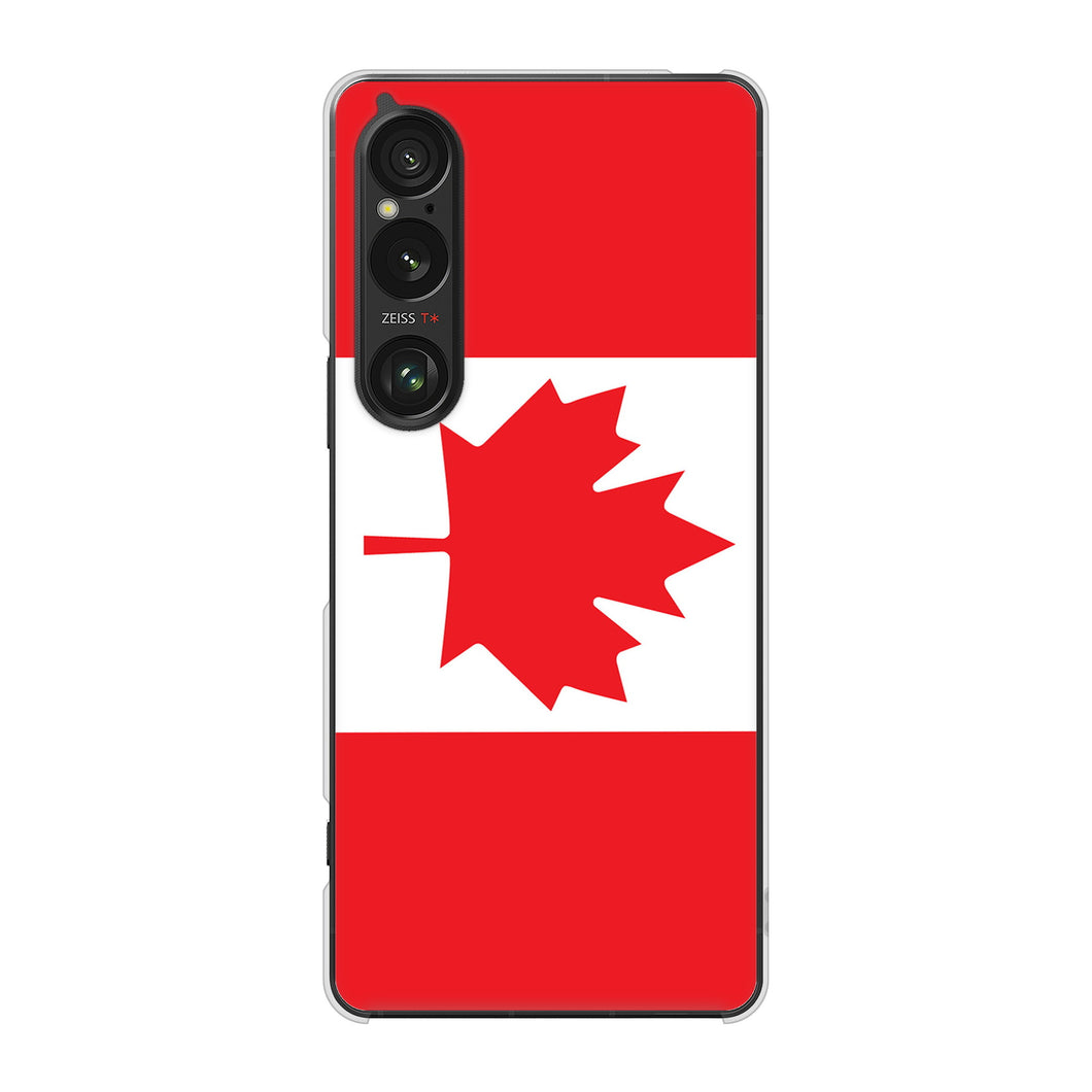 Xperia 1 VI SO-51E docomo 高画質仕上げ 背面印刷 ハードケース国旗