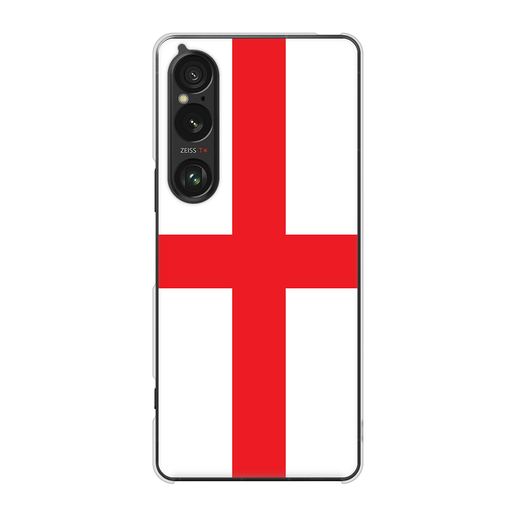 Xperia 1 VI SO-51E docomo 高画質仕上げ 背面印刷 ハードケース国旗