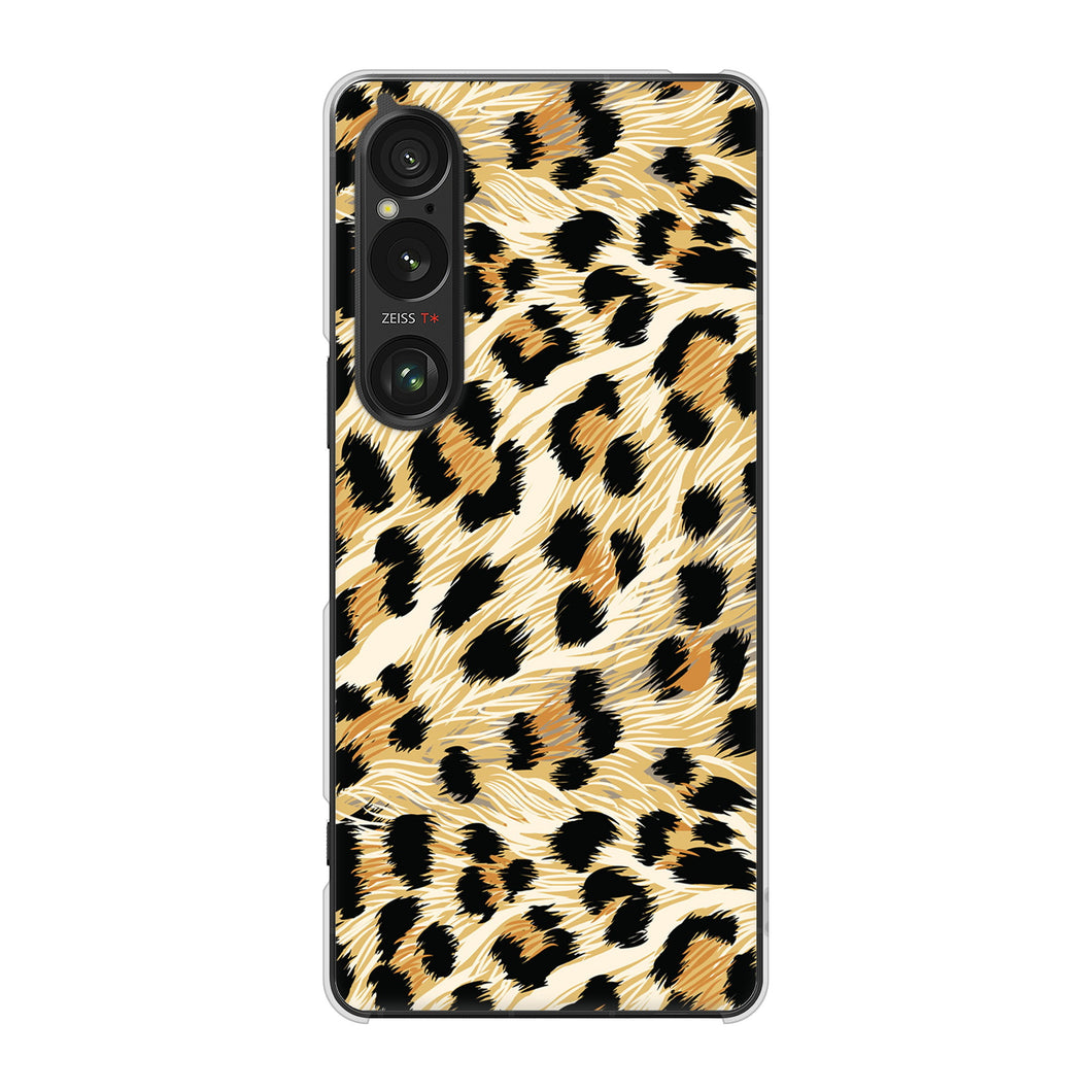 Xperia 1 VI SO-51E docomo 高画質仕上げ 背面印刷 ハードケースアニマル柄