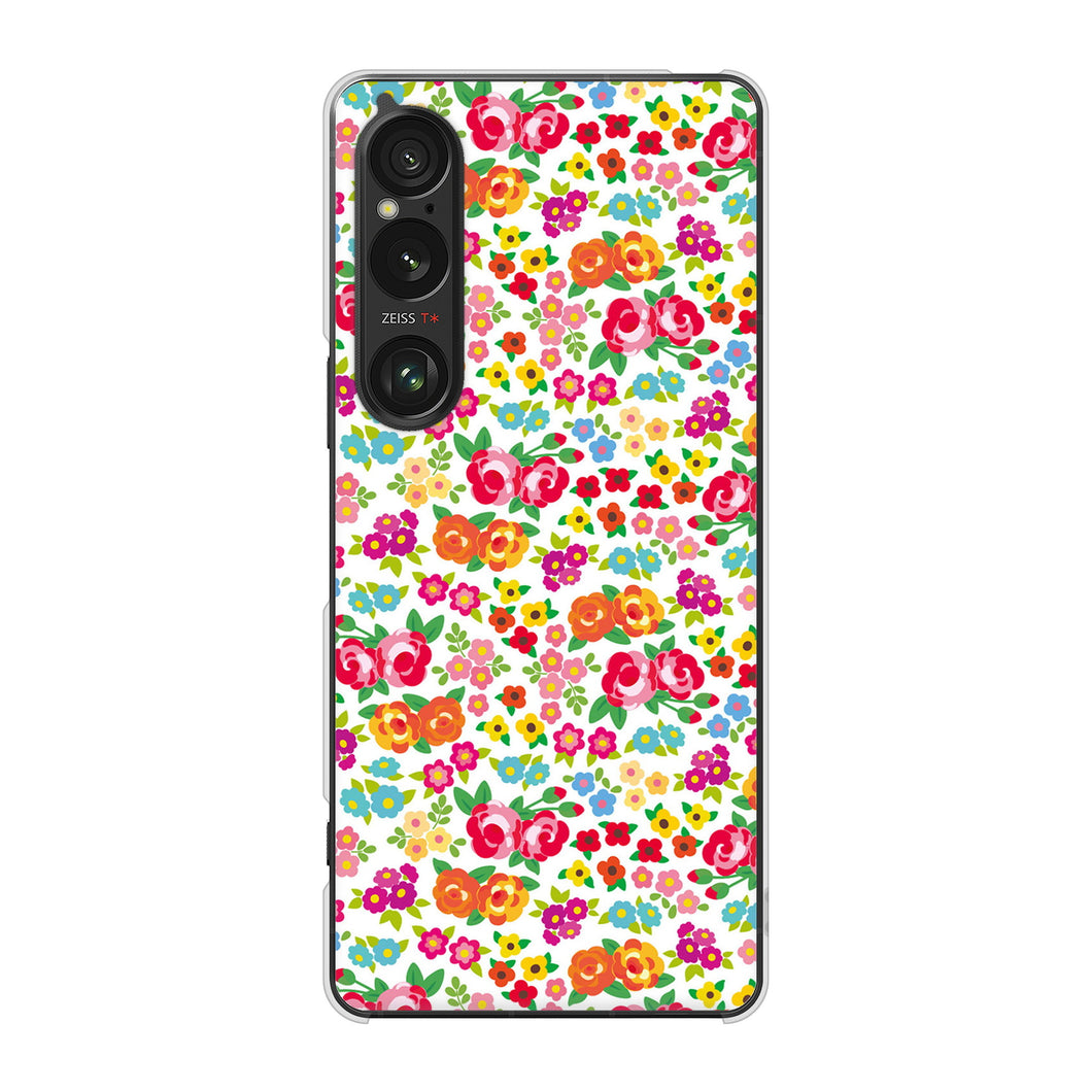 Xperia 1 VI SO-51E docomo 高画質仕上げ 背面印刷 ハードケースリバティプリント