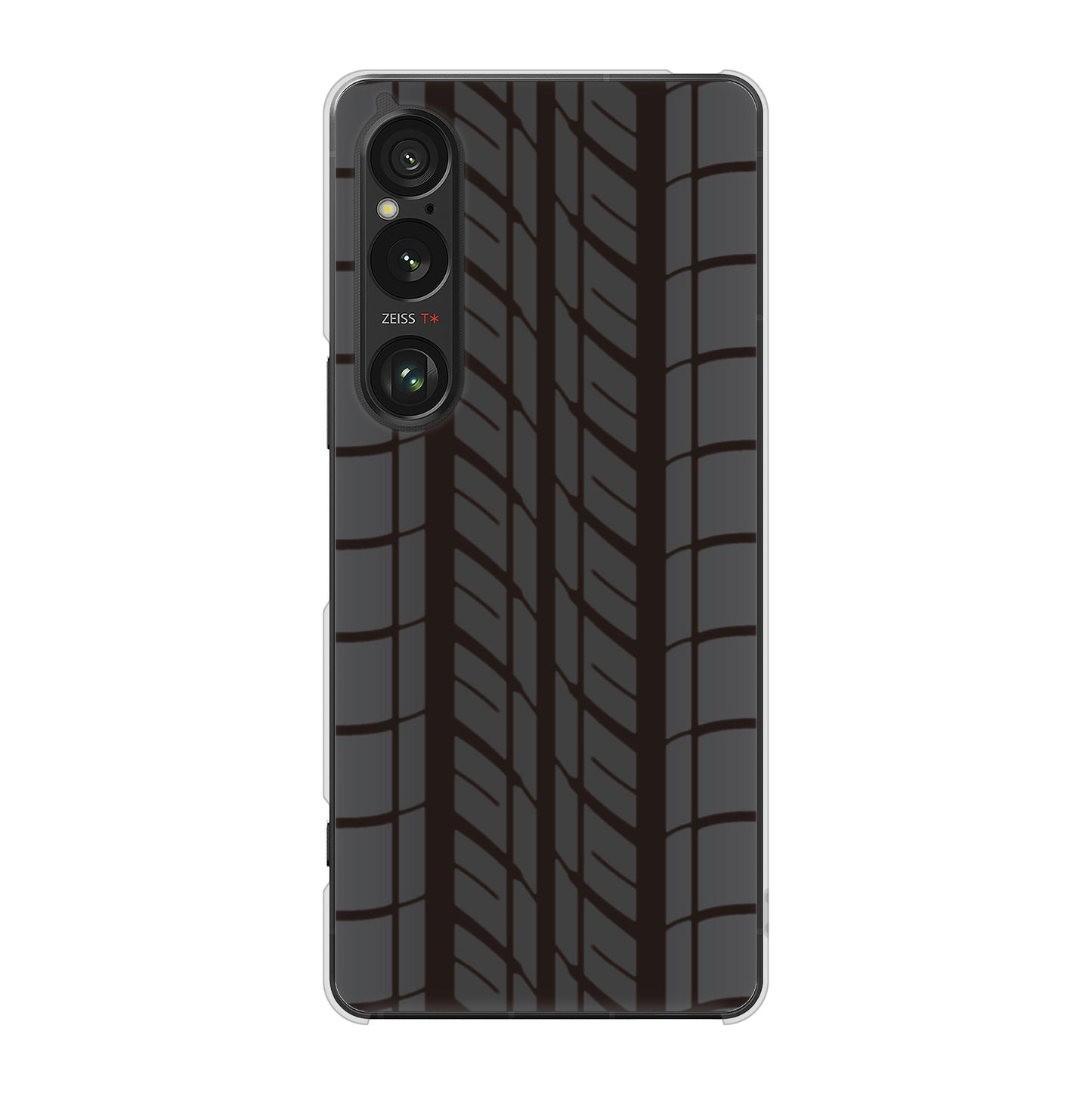 Xperia 1 VI SO-51E docomo 高画質仕上げ 背面印刷 ハードケース 【IB931 タイヤ】