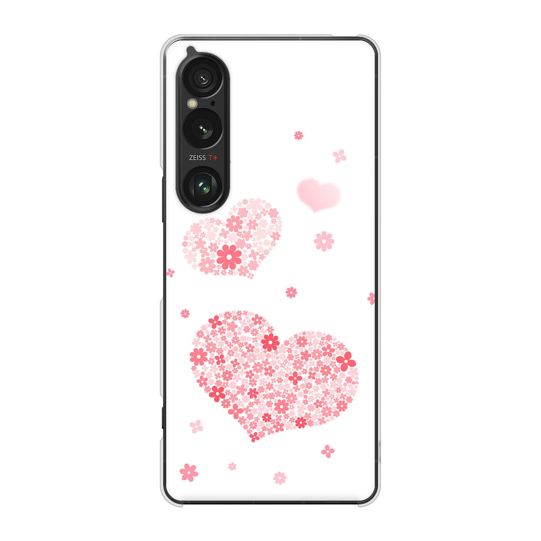 Xperia 1 VI SO-51E docomo 高画質仕上げ 背面印刷 ハードケースビッグハート