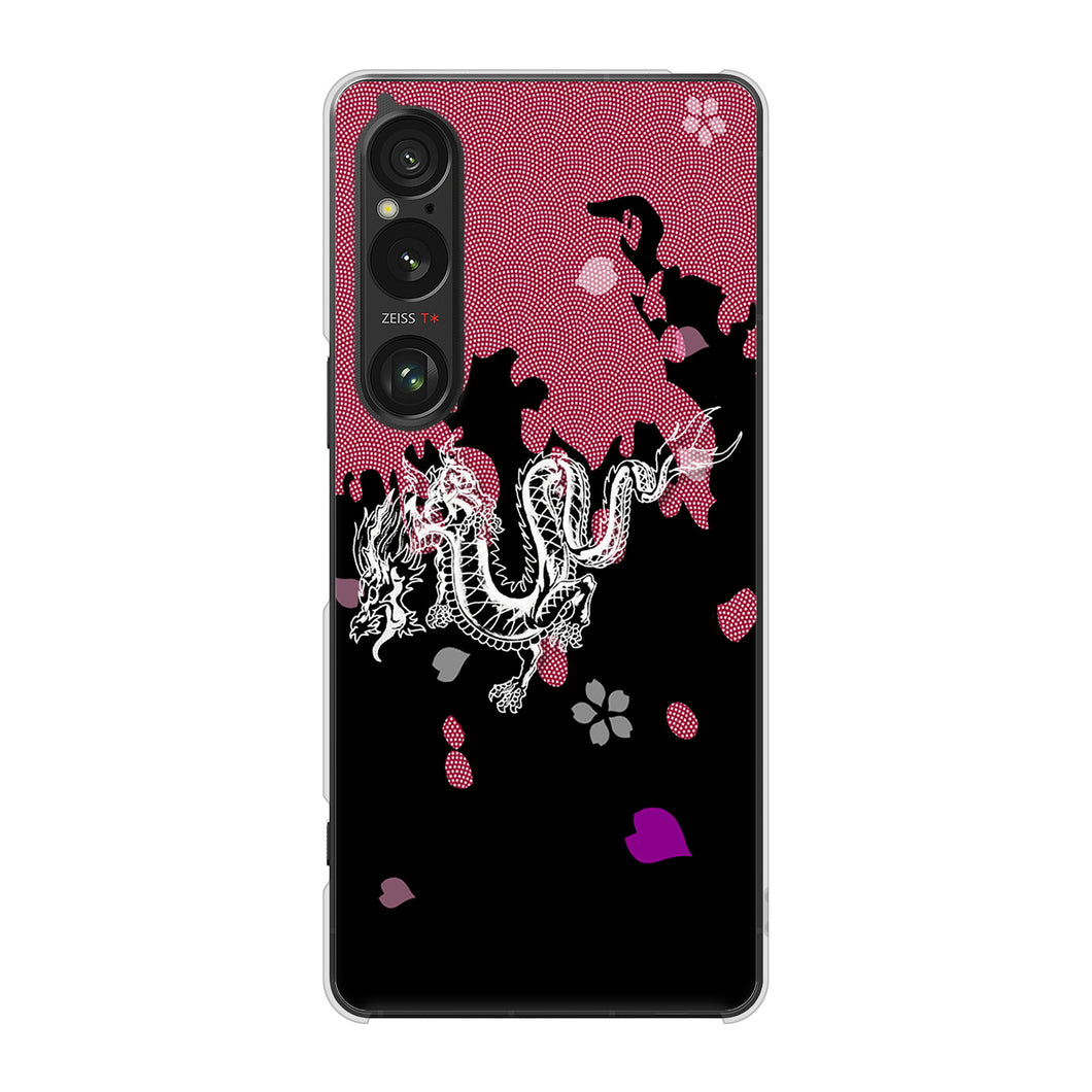 Xperia 1 VI SO-51E docomo 高画質仕上げ 背面印刷 ハードケース和竜