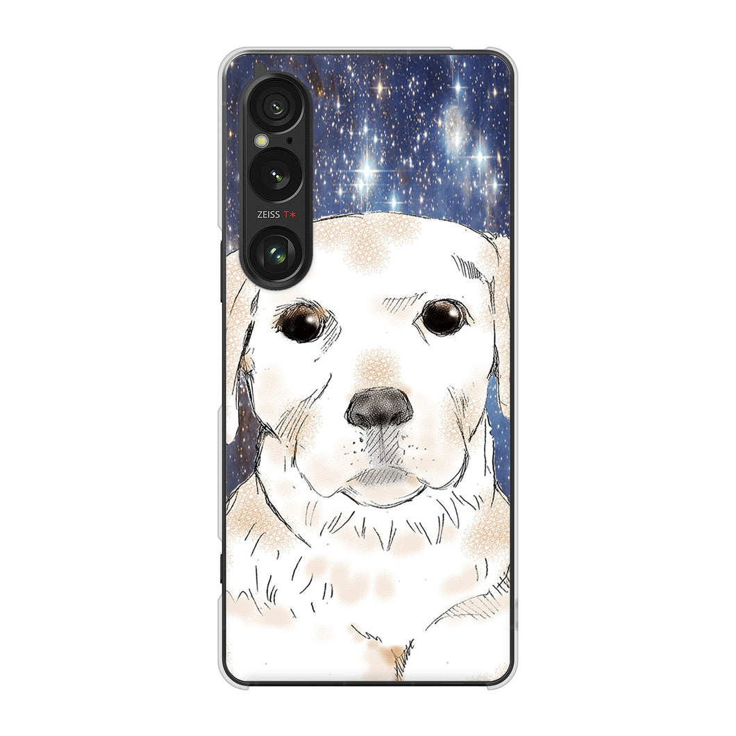 Xperia 1 VI SO-51E docomo 高画質仕上げ 背面印刷 ハードケースラブラドールレトリバー