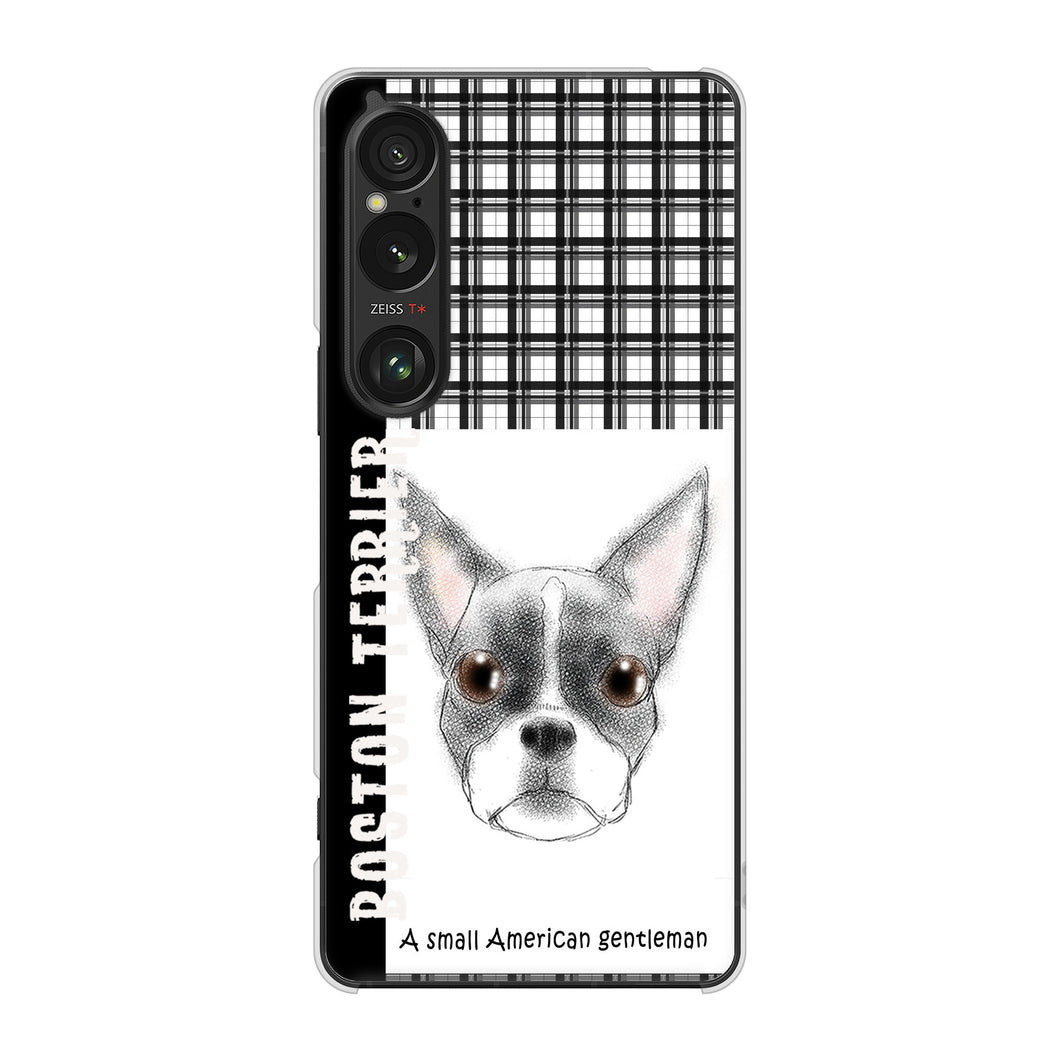 Xperia 1 VI SO-51E docomo 高画質仕上げ 背面印刷 ハードケースボストンテリア