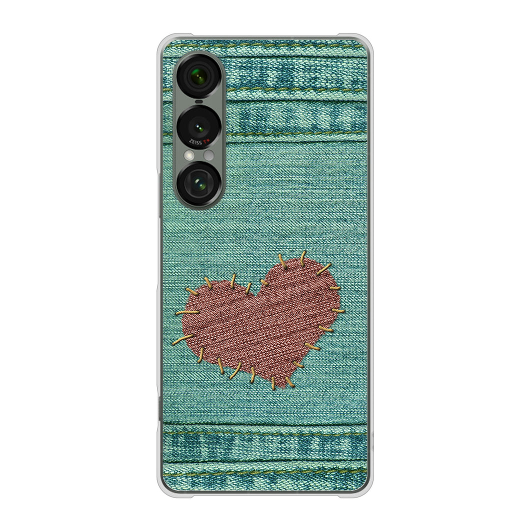 Xperia 1 VII SO-51F docomo 高画質仕上げ 背面印刷 ハードケースビッグハート