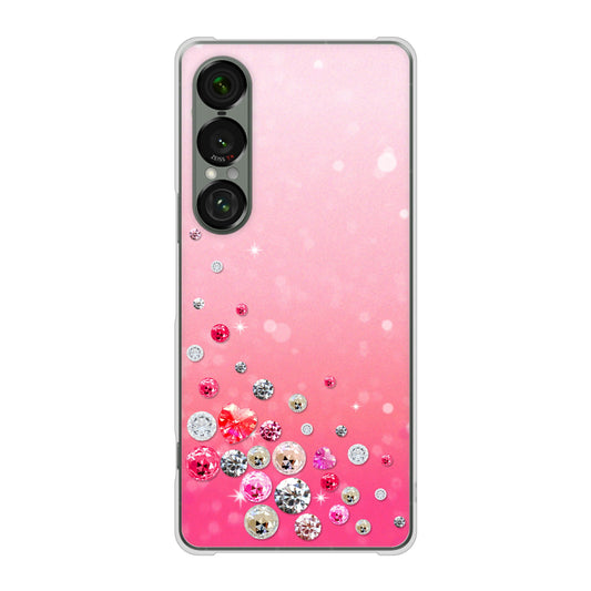 Xperia 1 VII SO-51F docomo 高画質仕上げ 背面印刷 ハードケーススワロデコ風プリント