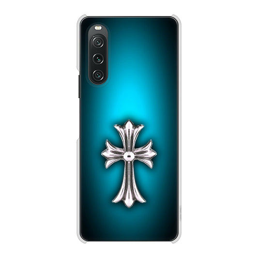 Xperia 10 V SO-52D docomo 高画質仕上げ 背面印刷 ハードケースクロス
