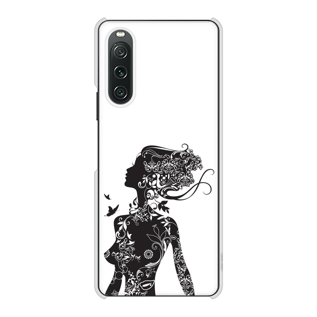 Xperia 10 V SO-52D docomo 高画質仕上げ 背面印刷 ハードケース 【384 ボディアート】