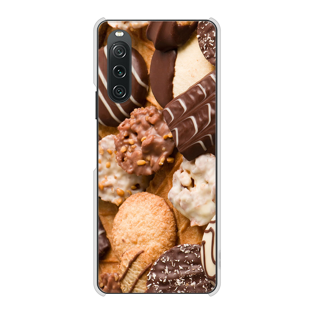 Xperia 10 V SO-52D docomo 高画質仕上げ 背面印刷 ハードケーススイーツ