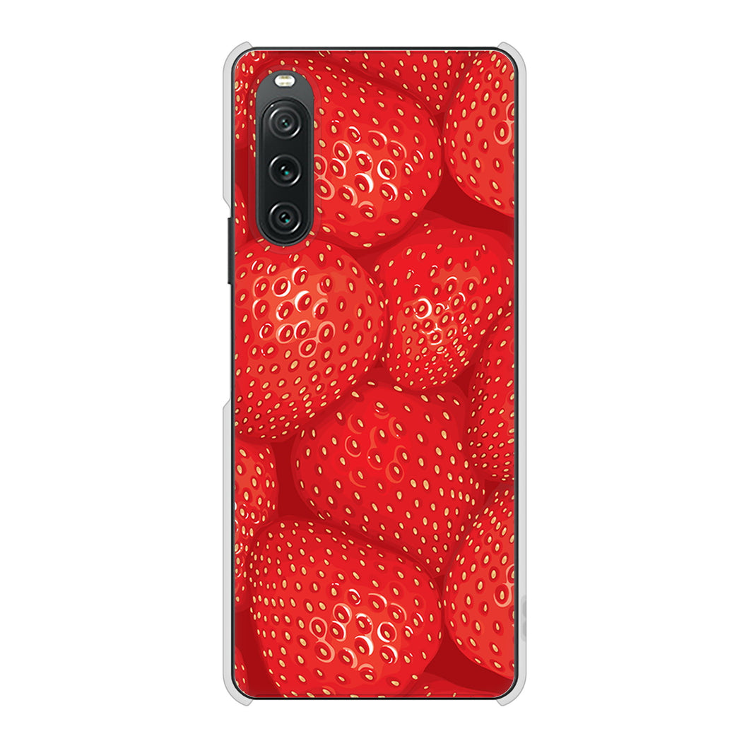 Xperia 10 V SO-52D docomo 高画質仕上げ 背面印刷 ハードケーススイーツ