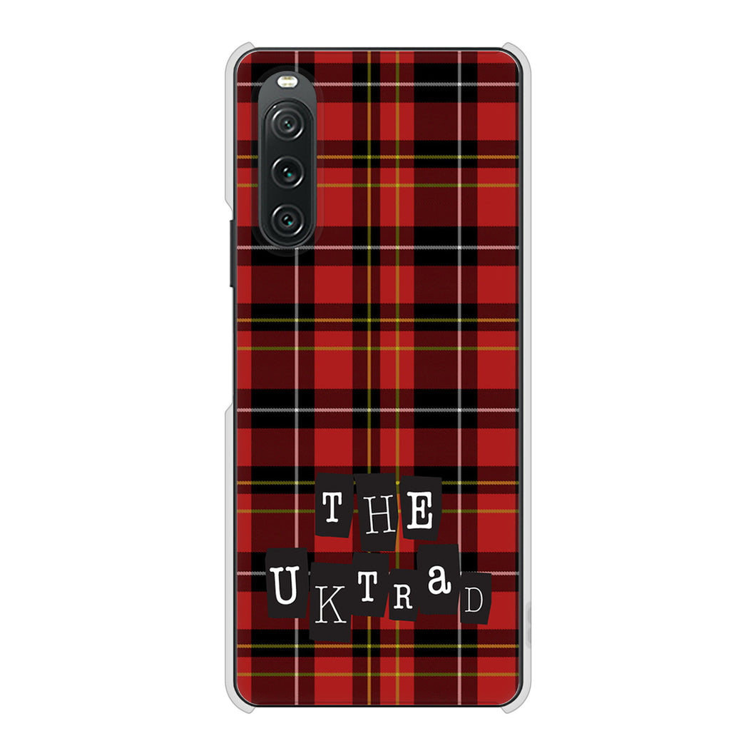Xperia 10 V SO-52D docomo 高画質仕上げ 背面印刷 ハードケース 【547 THEチェック】