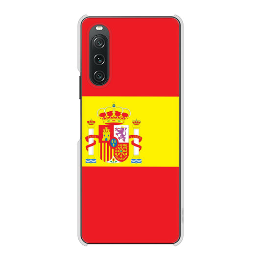 Xperia 10 V SO-52D docomo 高画質仕上げ 背面印刷 ハードケース国旗