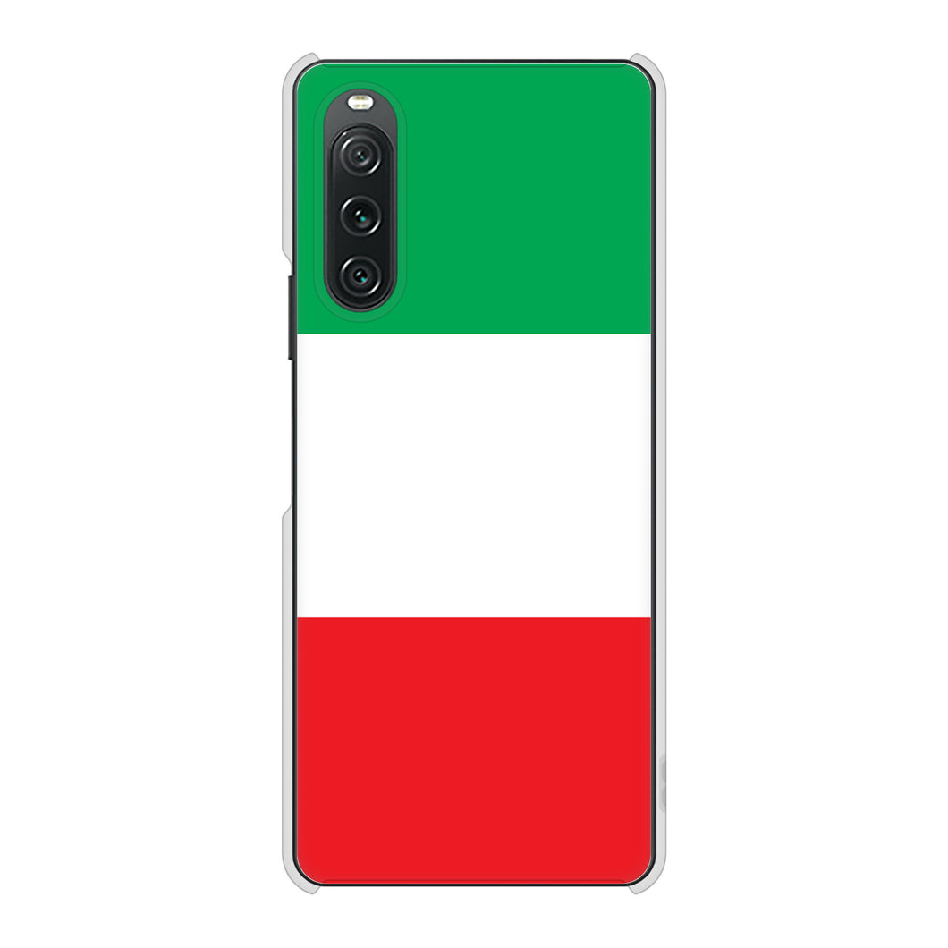 Xperia 10 V SO-52D docomo 高画質仕上げ 背面印刷 ハードケース国旗