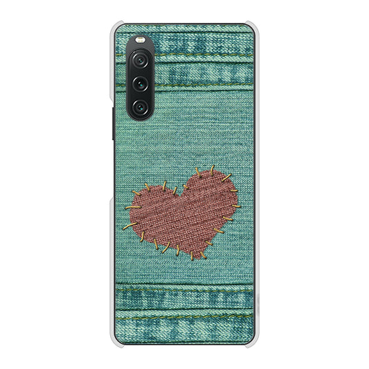 Xperia 10 V SO-52D docomo 高画質仕上げ 背面印刷 ハードケースビッグハート