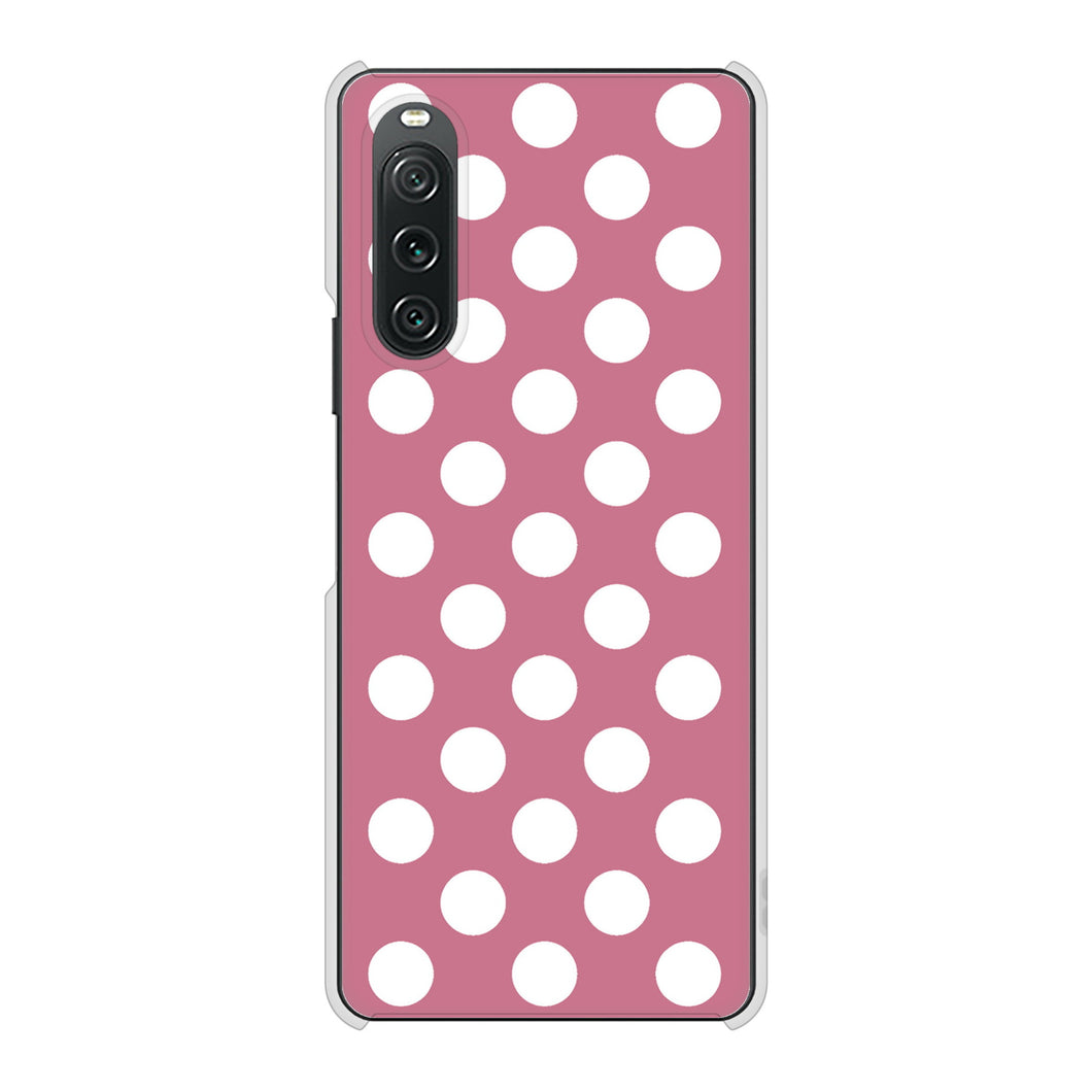 Xperia 10 V SO-52D docomo 高画質仕上げ 背面印刷 ハードケースシンプルビッグ