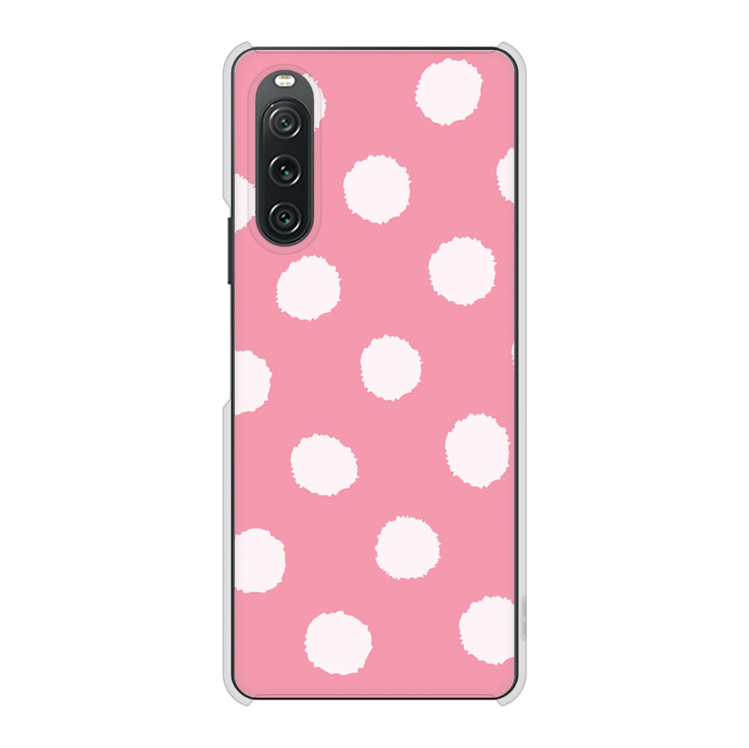 Xperia 10 V SO-52D docomo 高画質仕上げ 背面印刷 ハードケース 【IB904 ぶるぶるシンプル】