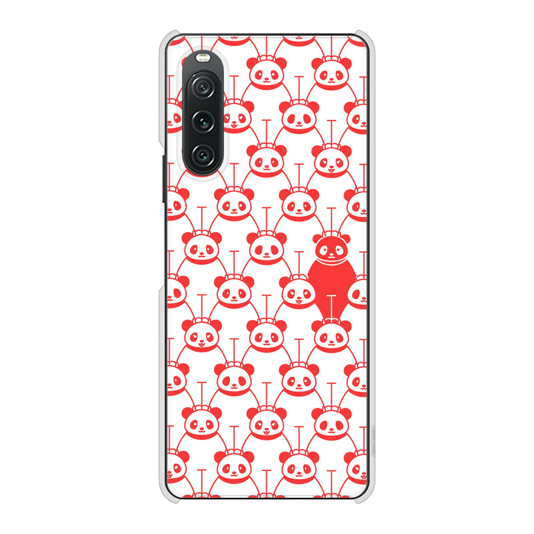 Xperia 10 V SO-52D docomo 高画質仕上げ 背面印刷 ハードケースパターンアニマル