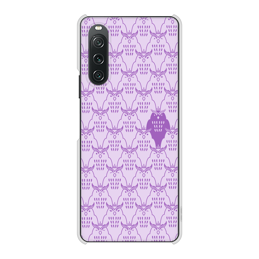 Xperia 10 V SO-52D docomo 高画質仕上げ 背面印刷 ハードケースパターンアニマル