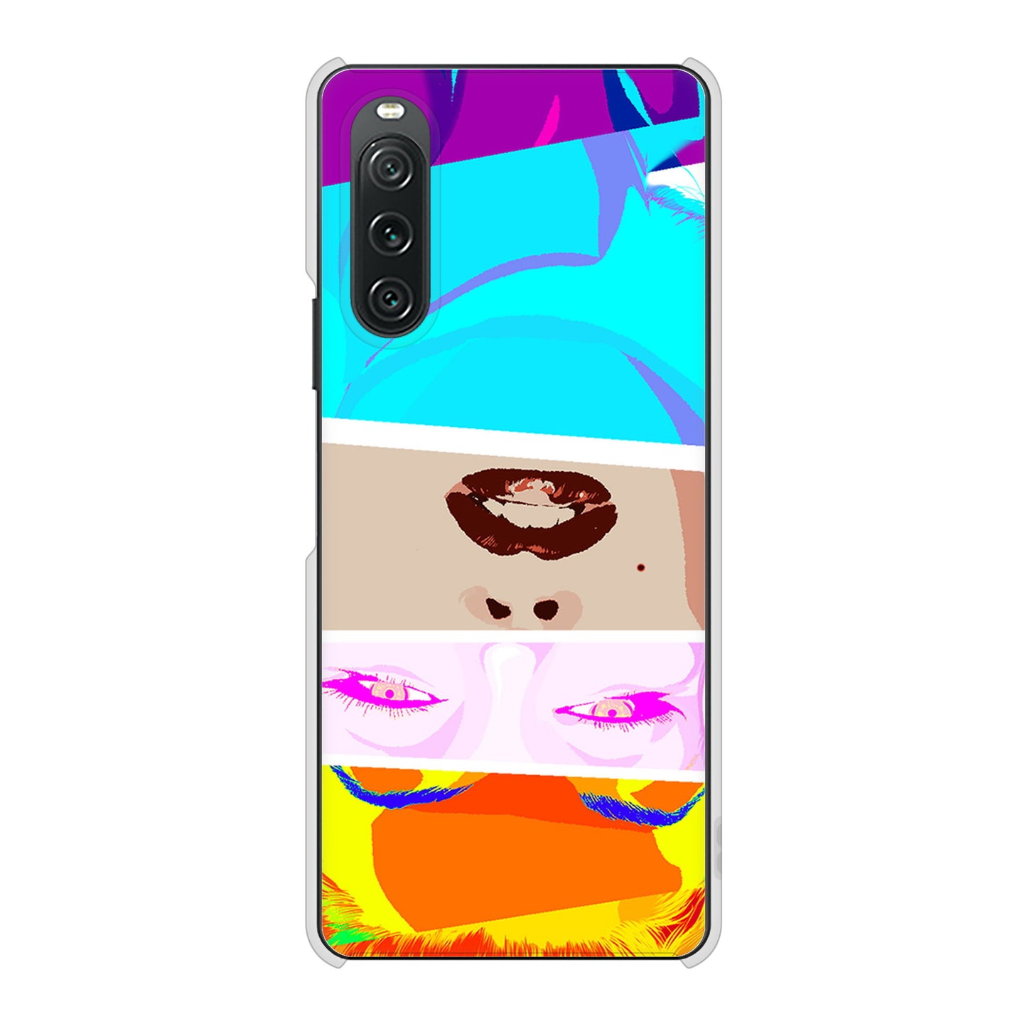 Xperia 10 V SO-52D docomo 高画質仕上げ 背面印刷 ハードケースマリリンモンローデザイン