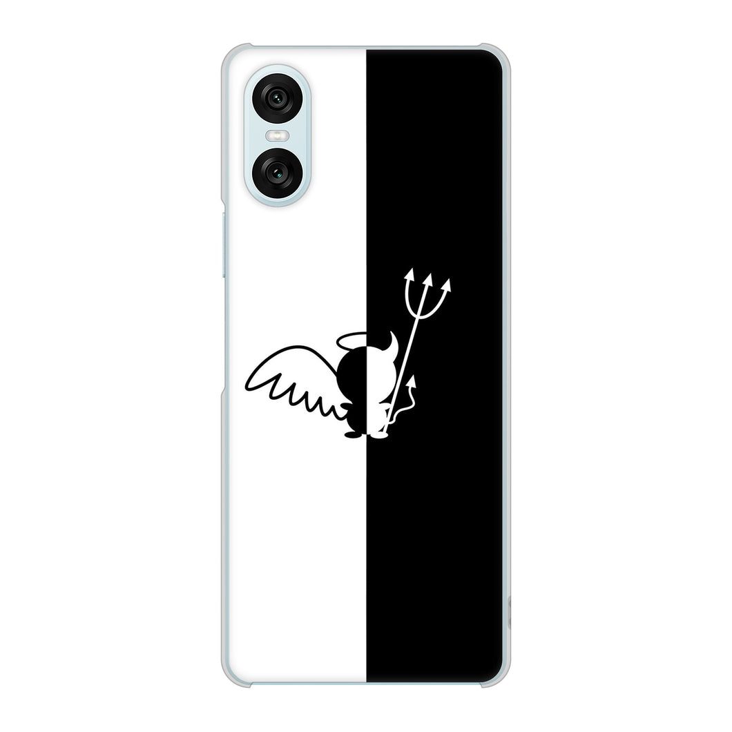 Xperia 10 VI SO-52E docomo 高画質仕上げ 背面印刷 ハードケース 【027 ハーフデビット】