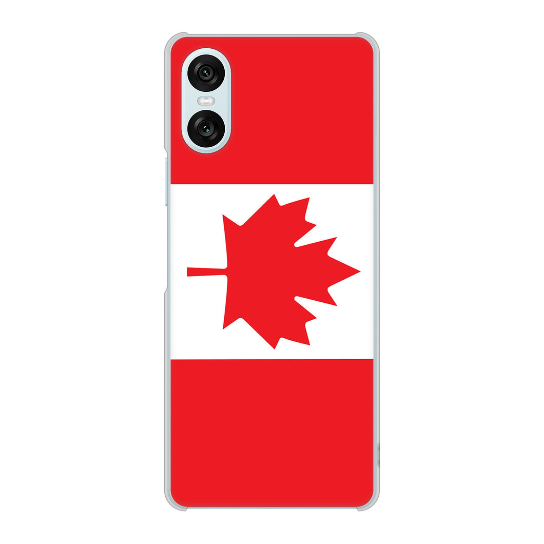 Xperia 10 VI SO-52E docomo 高画質仕上げ 背面印刷 ハードケース国旗