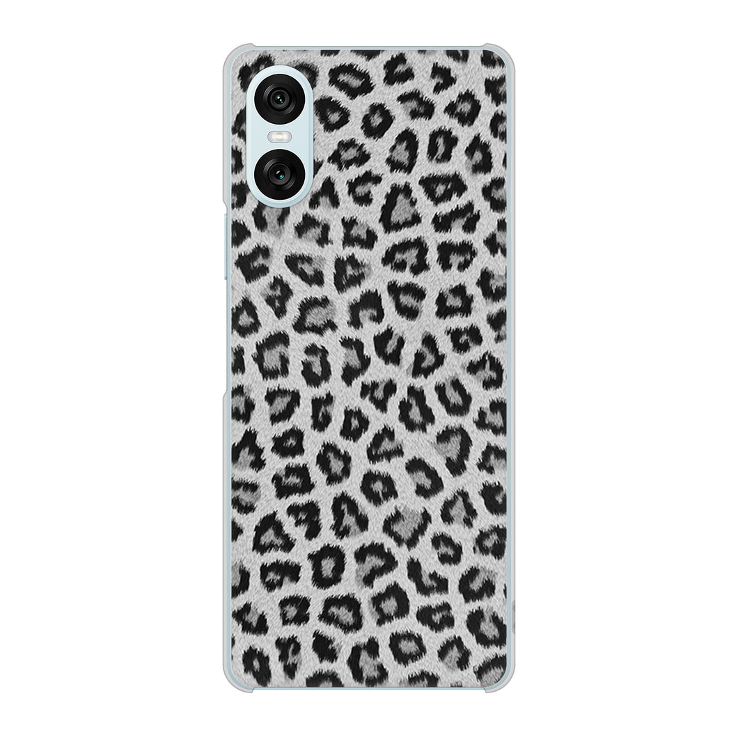 Xperia 10 VI SO-52E docomo 高画質仕上げ 背面印刷 ハードケースヒョウ柄ベーシックS