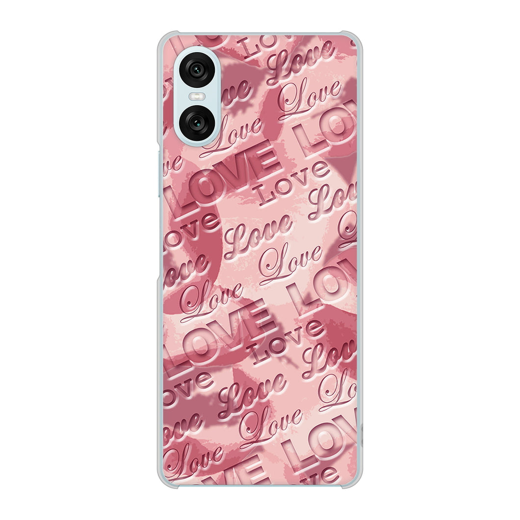 Xperia 10 VI SO-52E docomo 高画質仕上げ 背面印刷 ハードケースフラワーヴェルニ